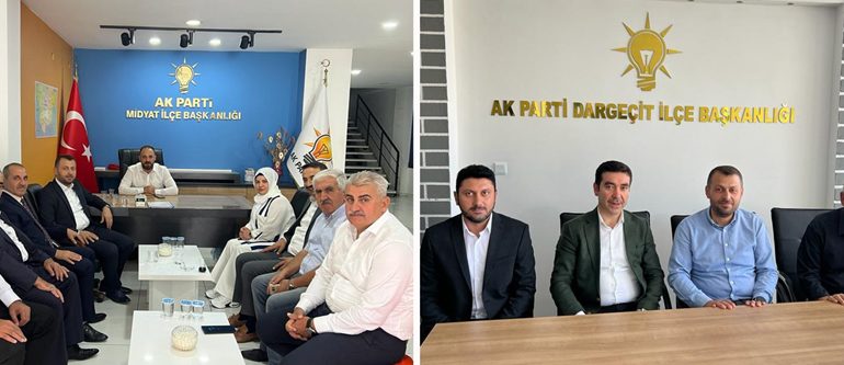 İl Başkanı Alma, Dargeçit ve Midyat ilçelerini ziyaret etti