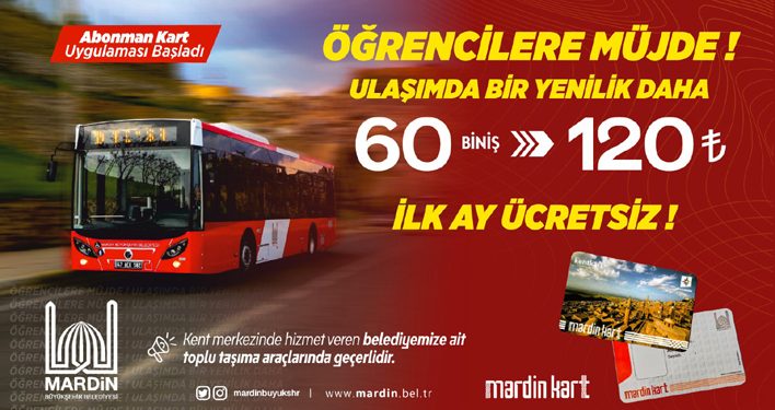 Abonman Kart Başvuruları Başladı