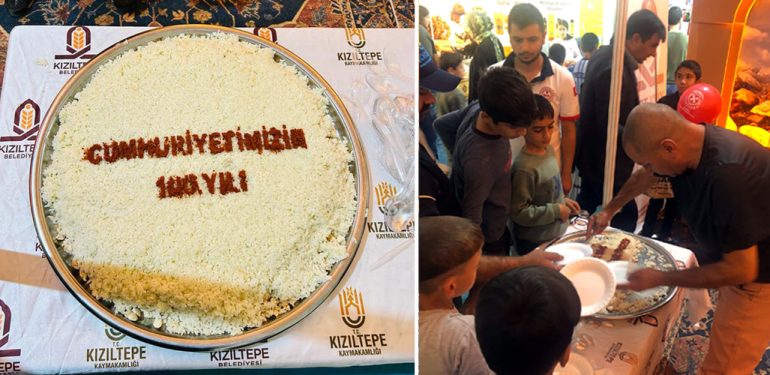 Belediyeden Cumhuriyetin 100. Yılına Özel Yemek