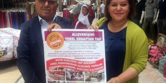 Kızıltepe’de Esnafına sahip çık alışverişini yerel esnaftan yap kampanyası