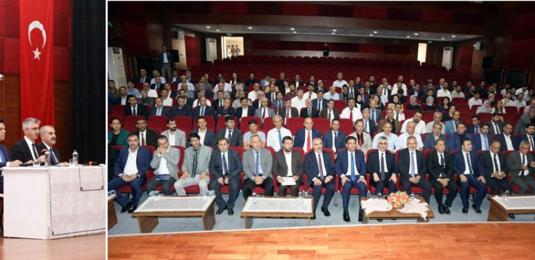 Bakan Yardımcısı Yılmaz Kızıltepe’de okul müdürleriyle bir araya geldi