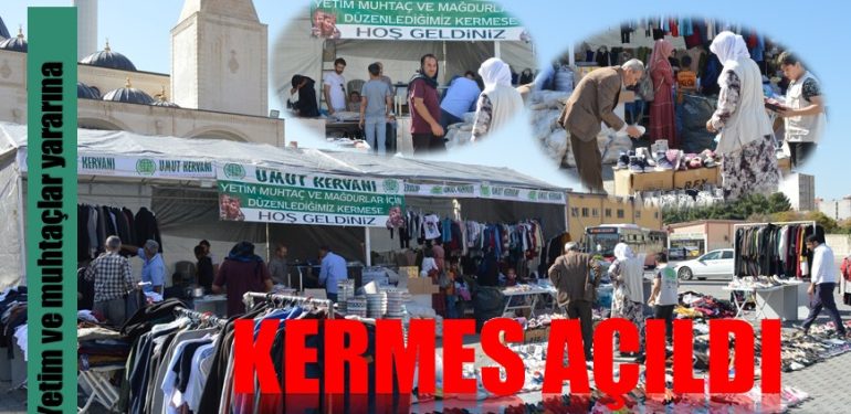 Yetim ve muhtaçlar yararına kermes açıldı