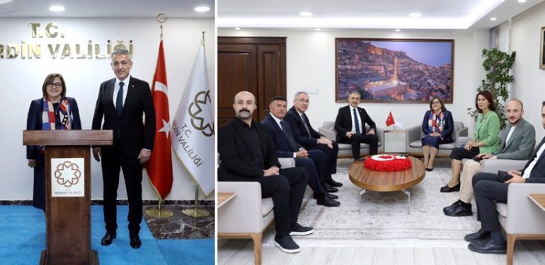 Gaziantep B.Bld Başkanı Şahin Vali Akkoyun’u ziyaret etti