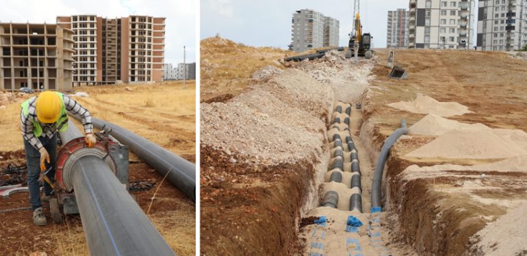 Mardin’de Kesintisiz içme suyu sağlayacak projede çalışmalar devam ediyor