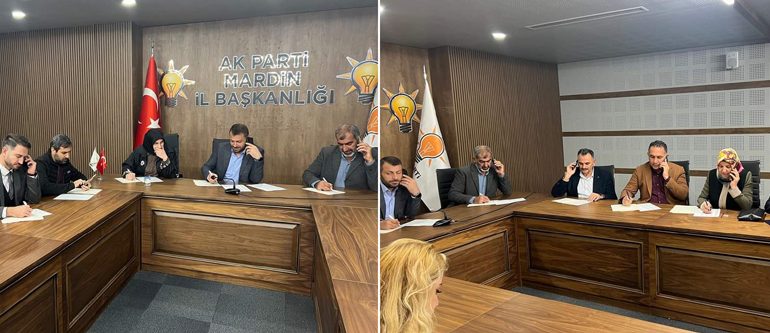 Ak Parti Mardin teşkilatı halkın nabzını yokladı