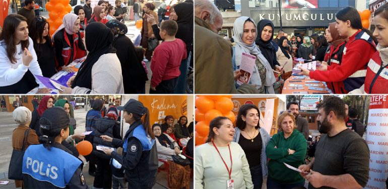 Kadına yönelik şiddete karşı bilgilendirme etkinliği düzenlendi