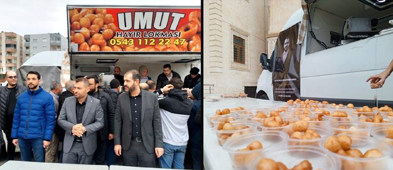 Mardin Ak Gençlik İslamoğlu Anısına Lokma Tatlısı Dağıttı