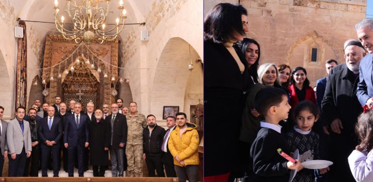 Vali Akkoyun, Hristiyan Vatandaşların Doğuş Bayramını Kutladı