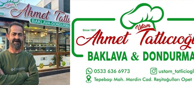 Damak tadını bilenler için Tatlıcıoğlu!