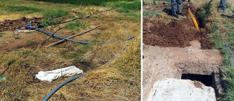 Kaçak su hattı çekenlere 4 milyon 458 bin lira ceza kesildi