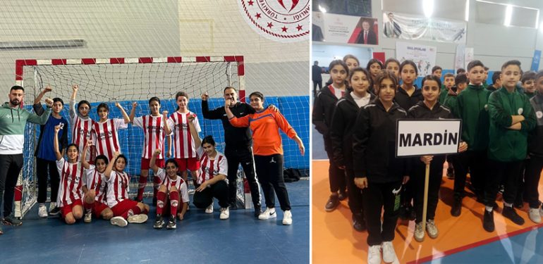 Kızıltepeli kız öğrenciler hentbolda bölge birincisi oldu