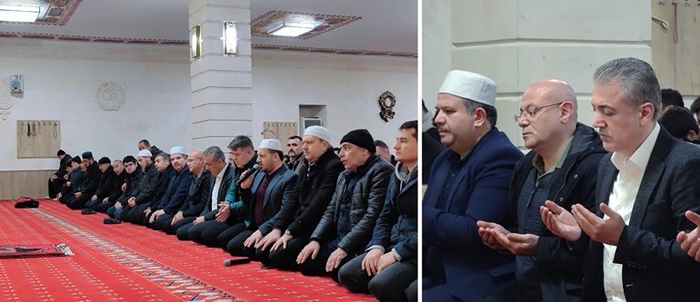 Mardin’de Şehitler için sabah namazı sonrası dua programı düzenlendi
