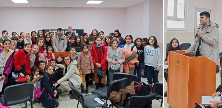 Yazar Mahsum Oral öğrencilerle buluştu