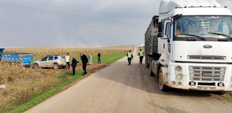 Kızıltepe’de Kamyonun çarptığı genç ağır yaralandı