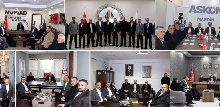 AK Parti Mardin’den STK ve siyasi partilere ziyaret