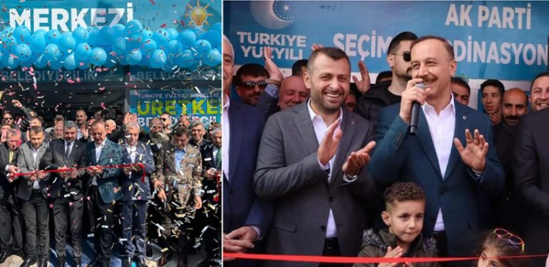 AK Parti Büyükşehir Adayı Erin seçim bürolarının açılışlarını yaptı