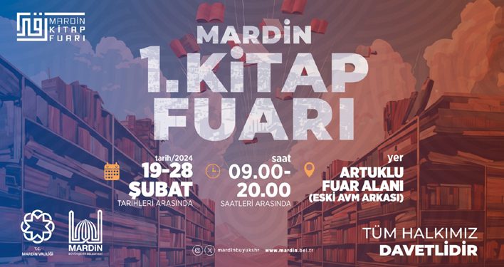 Mardin’de 1. Kitap Fuarı Düzenlenecek