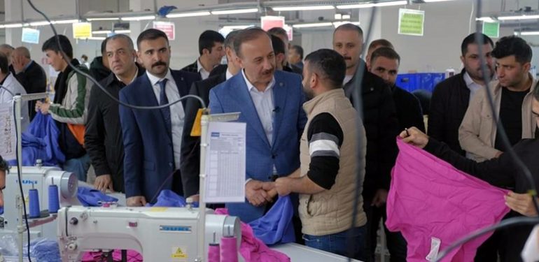 OSB’de ziyaret eden Erin, Samimiyet ile kazanacağız