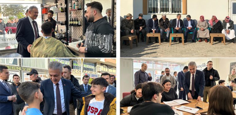 Vali Akkoyun, Kızıltepe ilçesini ziyaret etti
