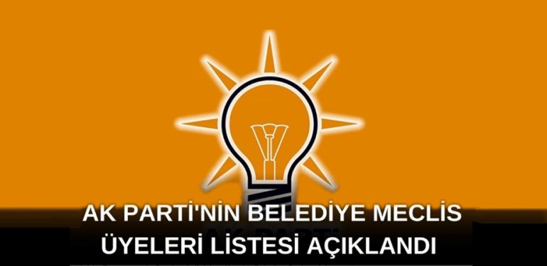 AK Parti Kızıltepe Belediye Meclisi ve Kontenjan Adayları Belli Oldu!