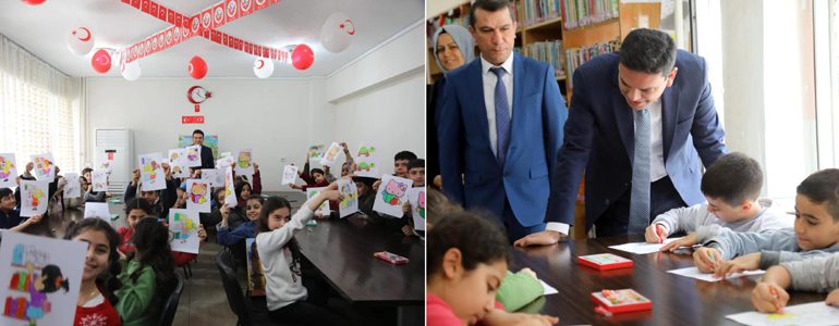 Kızıltepe Kaymakamı Şahin Kütüphane Haftası Etkinliklerine Katıldı