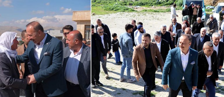 Büyükşehir Adayı Erin Çalışmalarını Yeşilli İlçesinde Devam Ettirdi
