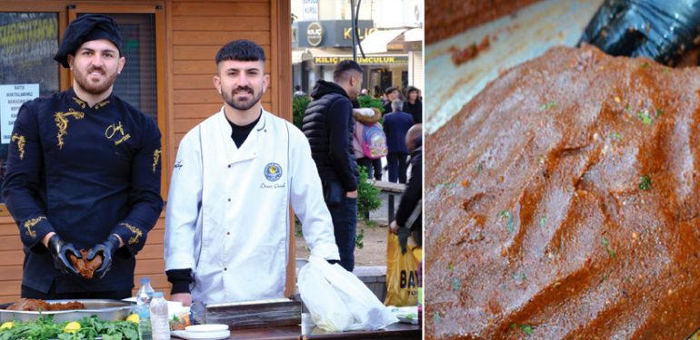 Kızıltepe’de iftar sofralarının vazgeçilmezi çiğ köfte