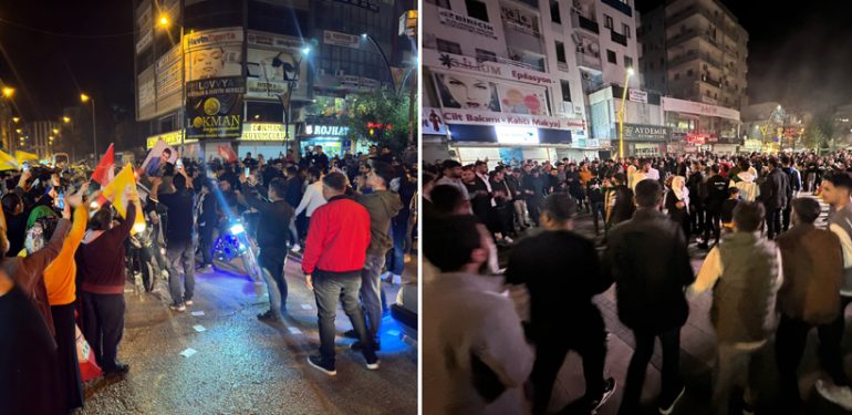 Kızıltepe’de seçim kutlamalarında bir kişi maganda kurşunu ile yaralandı