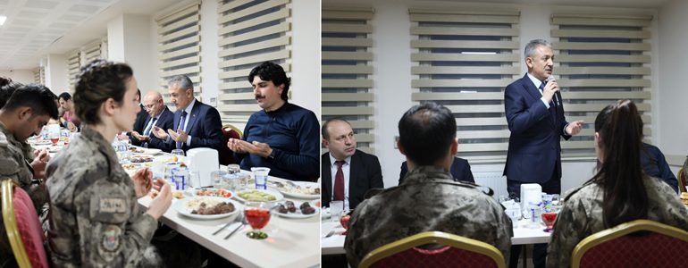 Vali Tuncay Akkoyun ilk iftarını Özel Harekat Polisleri ile yaptı