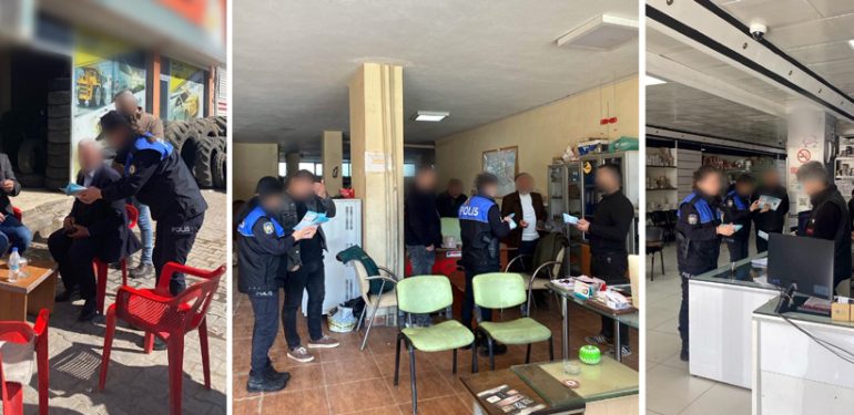 Kızıltepe`de Polis dolandırıcılık yankesicilik ve hırsızlık konularında vatandaşları uyardı