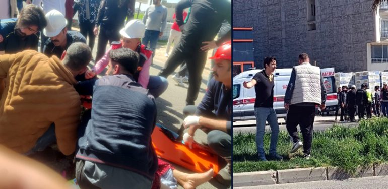 Kızıltepe’de Motor üzerinden düşen kadın ağır yaralandı