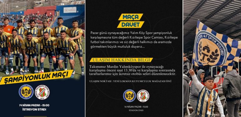 Kızıltepe 47 Spor’dan taraftara provokasyonlara gelmeyelim çağrısı