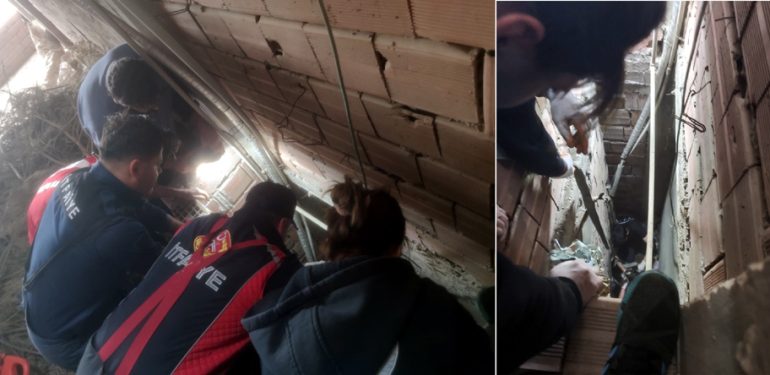 Kızıltepe’de Havalandırma boşluğuna düşen kadın ağır yaralandı