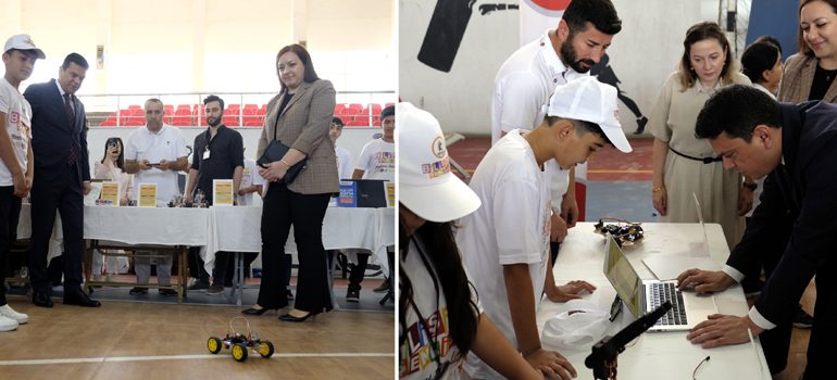 Kızıltepe’de robotik kodlamaların yarıştığı  bilişim şenliği düzenlendi