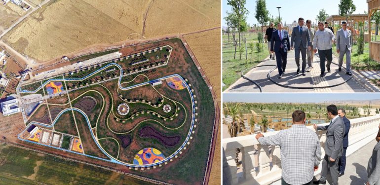 Kaymakam Şahin Kızıltepe Millet Bahçesinde İncelemelerde Bulundu