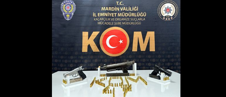 Mardin’de Silah Kaçakçılığı Operasyonu
