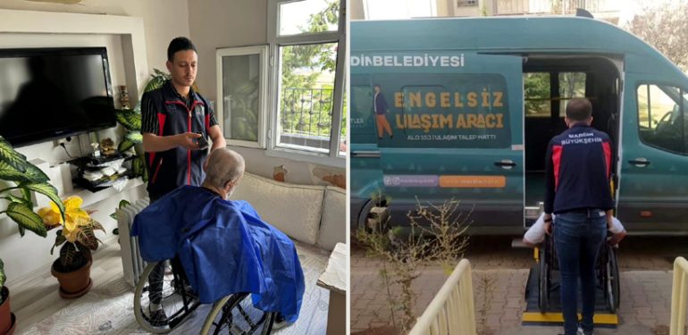 Engelli ve yaşlılara Evde Bakım ve Ulaşım hizmeti