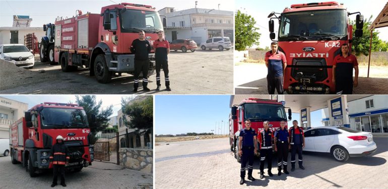 İtfaiye ekin yangınlarına karşı 4 bekleme istasyonu kurdu