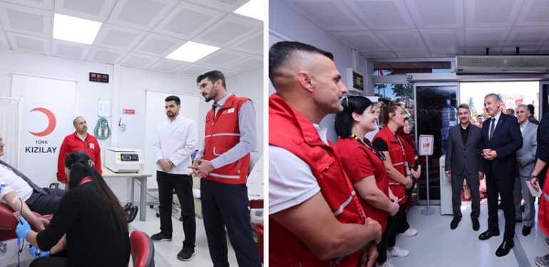 Mardin Valisi Tuncay Akkoyun, Geleneksel Kan Bağışı Kampanyasına Katıldı