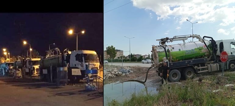 MARSU Hatay’da Sel çalışmalarına destek veriyor