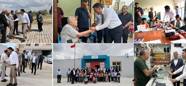 Kaymakam Şahin, Okul Esnaf ve Mahalle ziyaretlerini sürdürüyor