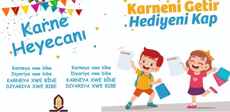 Karnesini getiren öğrencilere tatil hediyesi!