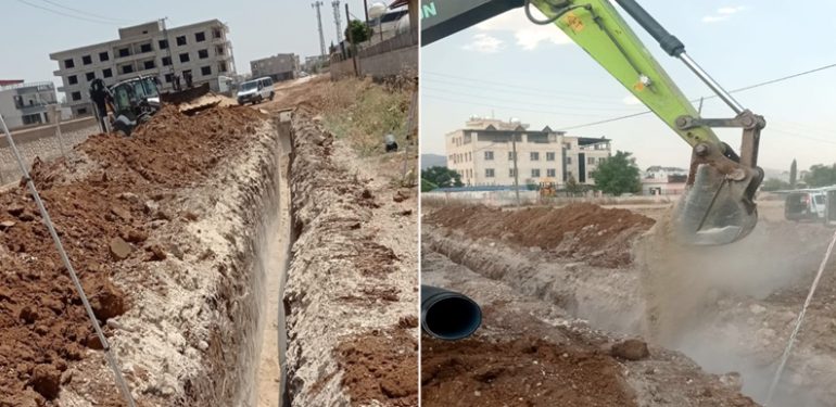 Turgut Özal Mahallesi’nde 2000 Metre Kanalizasyon Hattı Döşendi