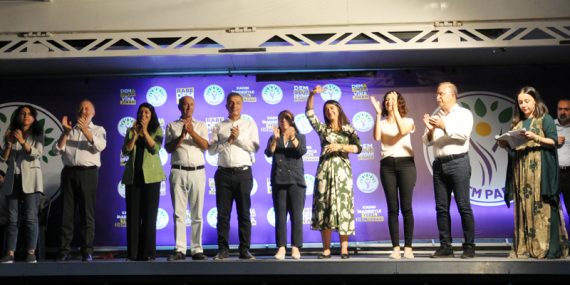 DEM Parti Kızıltepe’de Ekmek ve Adalet Mitingi Düzenledi