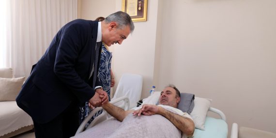 Vali Tuncay Akkoyun, 15 Temmuz Gazilerini ziyaret etti