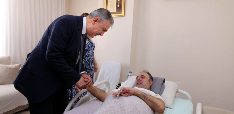 Vali Tuncay Akkoyun, 15 Temmuz Gazilerini ziyaret etti