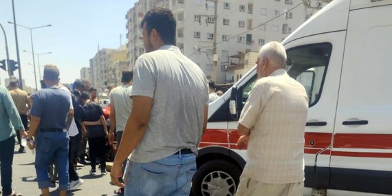 Kızıltepe’de aracın çarptığı yaşlı adam yaralandı