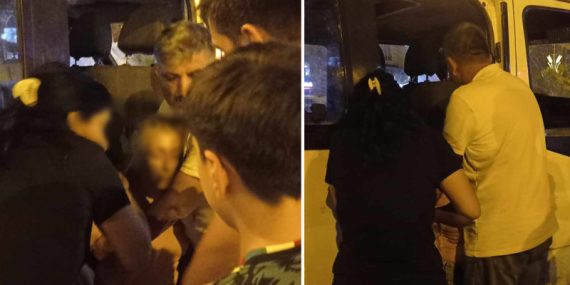 Magandaların havaya sıktığı mermi kadına isabet etti