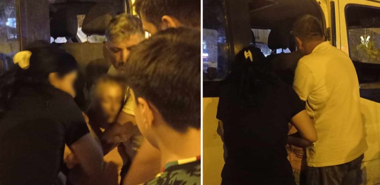 Magandaların havaya sıktığı mermi kadına isabet etti