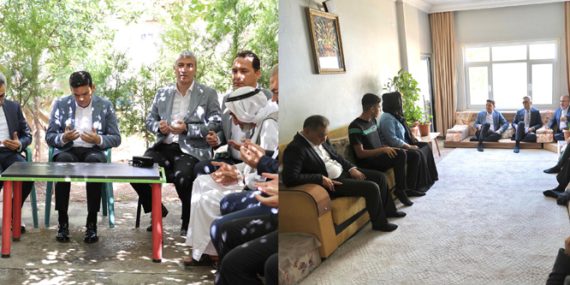 Kaymakam Şahin Şehit ve Gazi ailelerini ziyaret etti